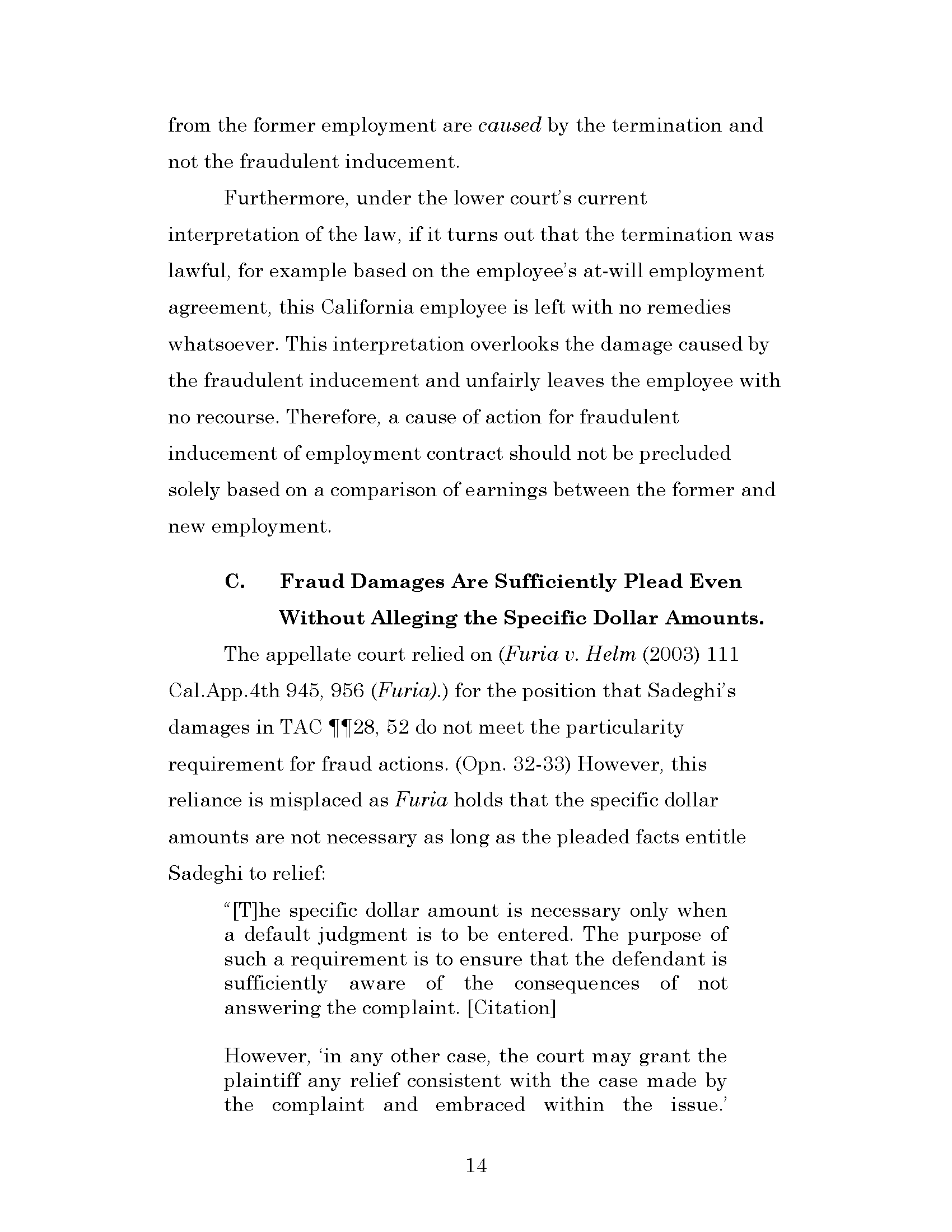 Dr. Iman Sadeghi v. Dr. Hao Li - Petition For Review Page 17