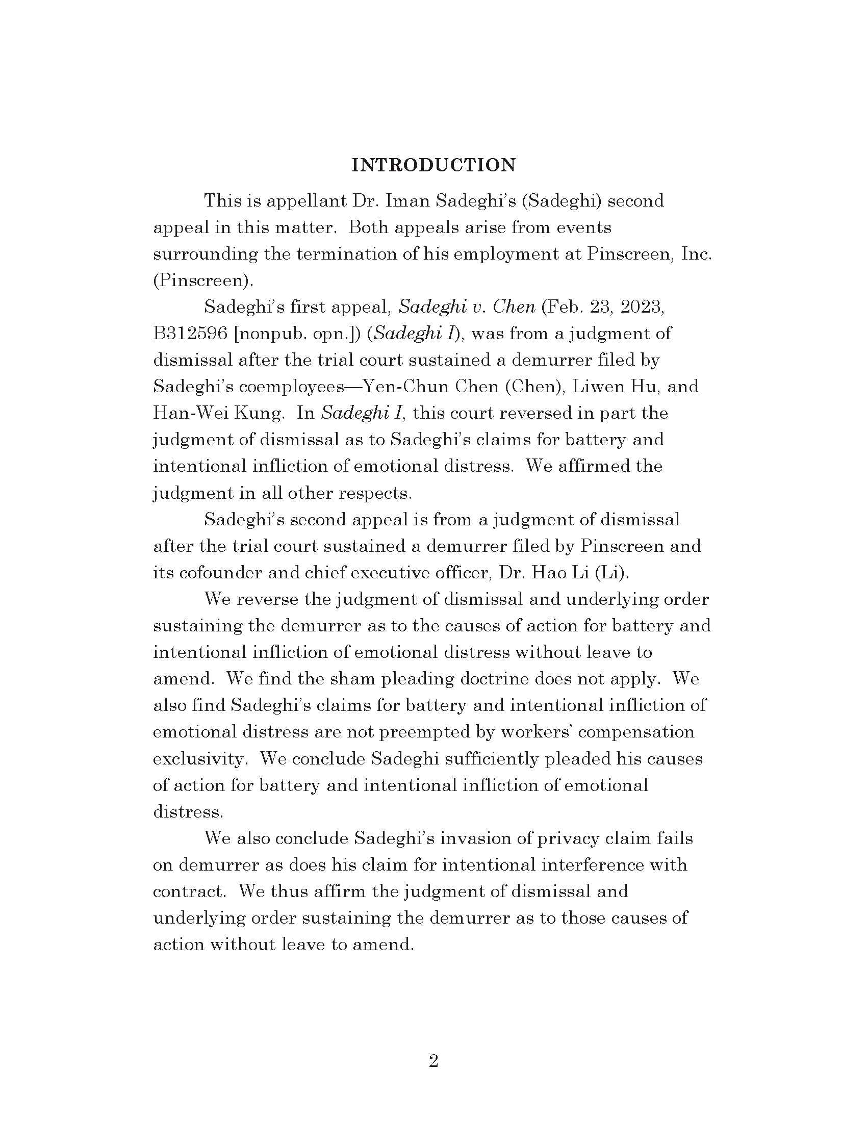 Dr. Iman Sadeghi v. Dr. Hao Li - Petition For Review Page 24