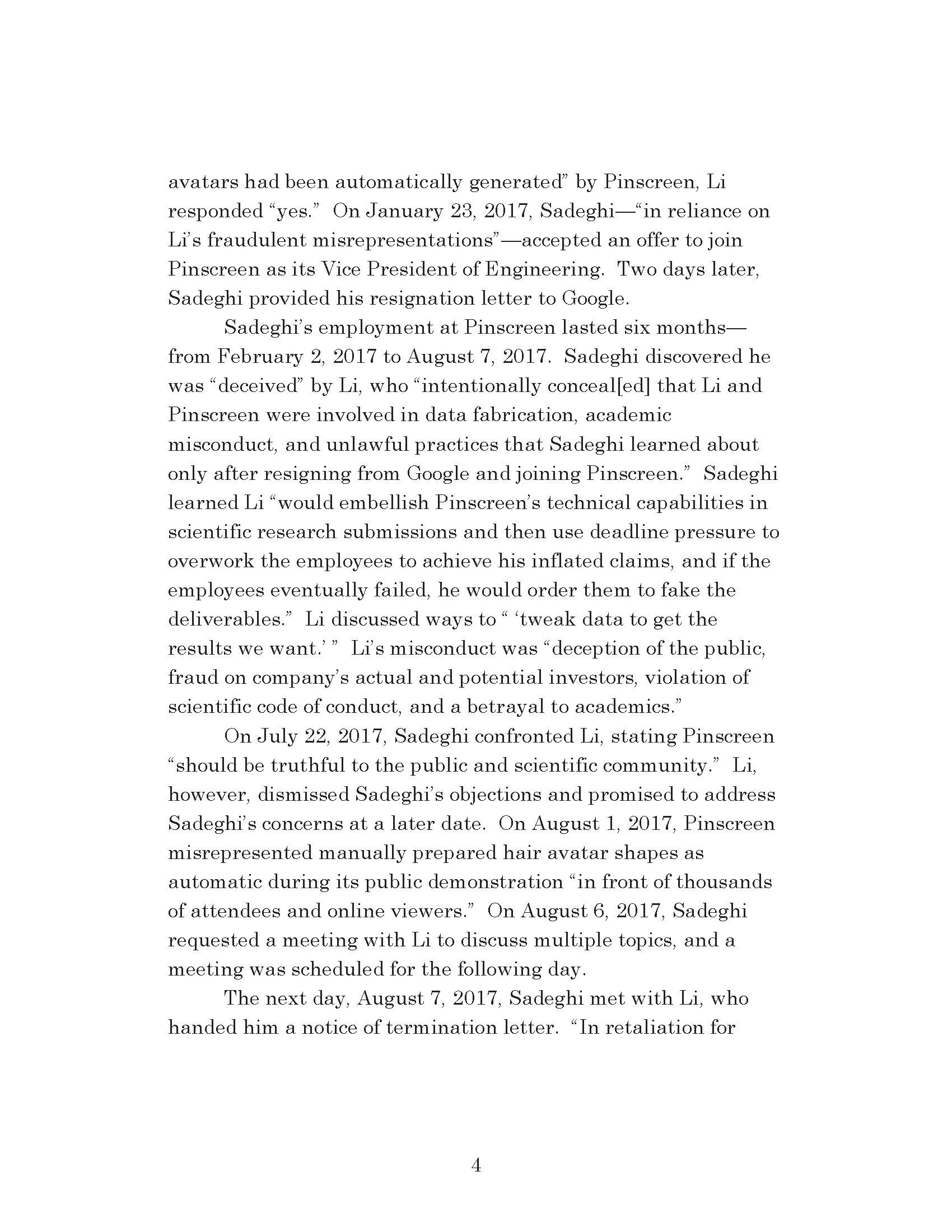 Dr. Iman Sadeghi v. Dr. Hao Li - Petition For Review Page 26