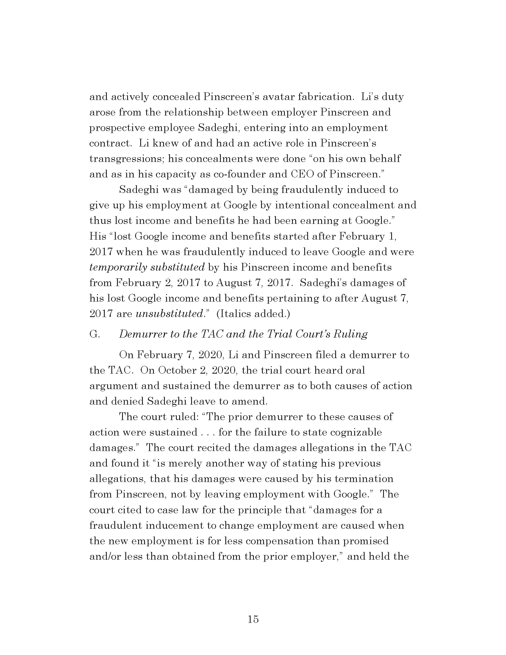 Dr. Iman Sadeghi v. Dr. Hao Li - Petition For Review Page 37