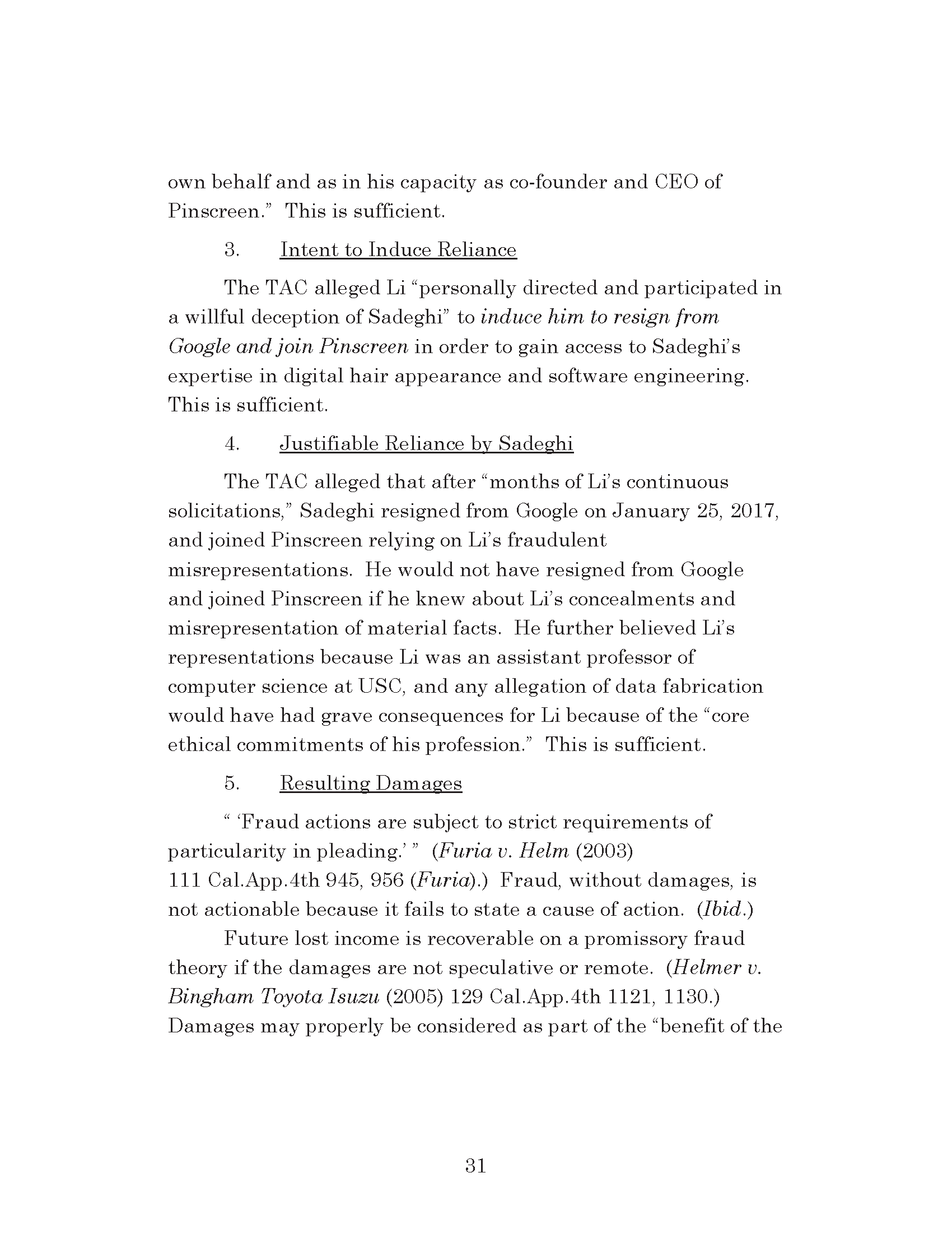 Dr. Iman Sadeghi v. Dr. Hao Li - Petition For Review Page 53
