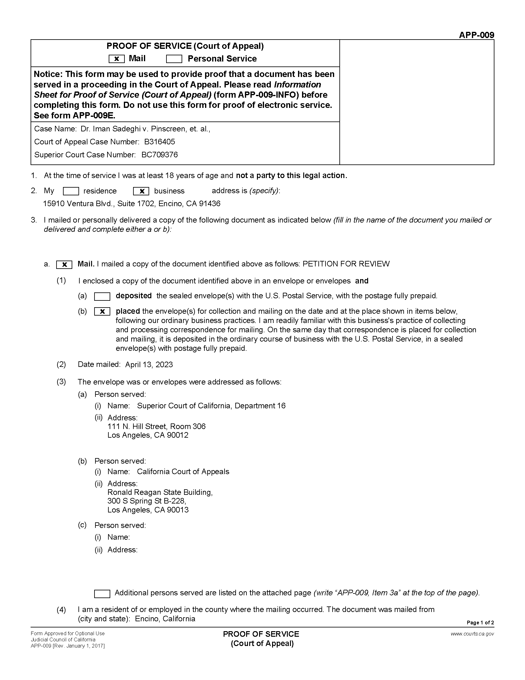 Dr. Iman Sadeghi v. Dr. Hao Li - Petition For Review Page 61
