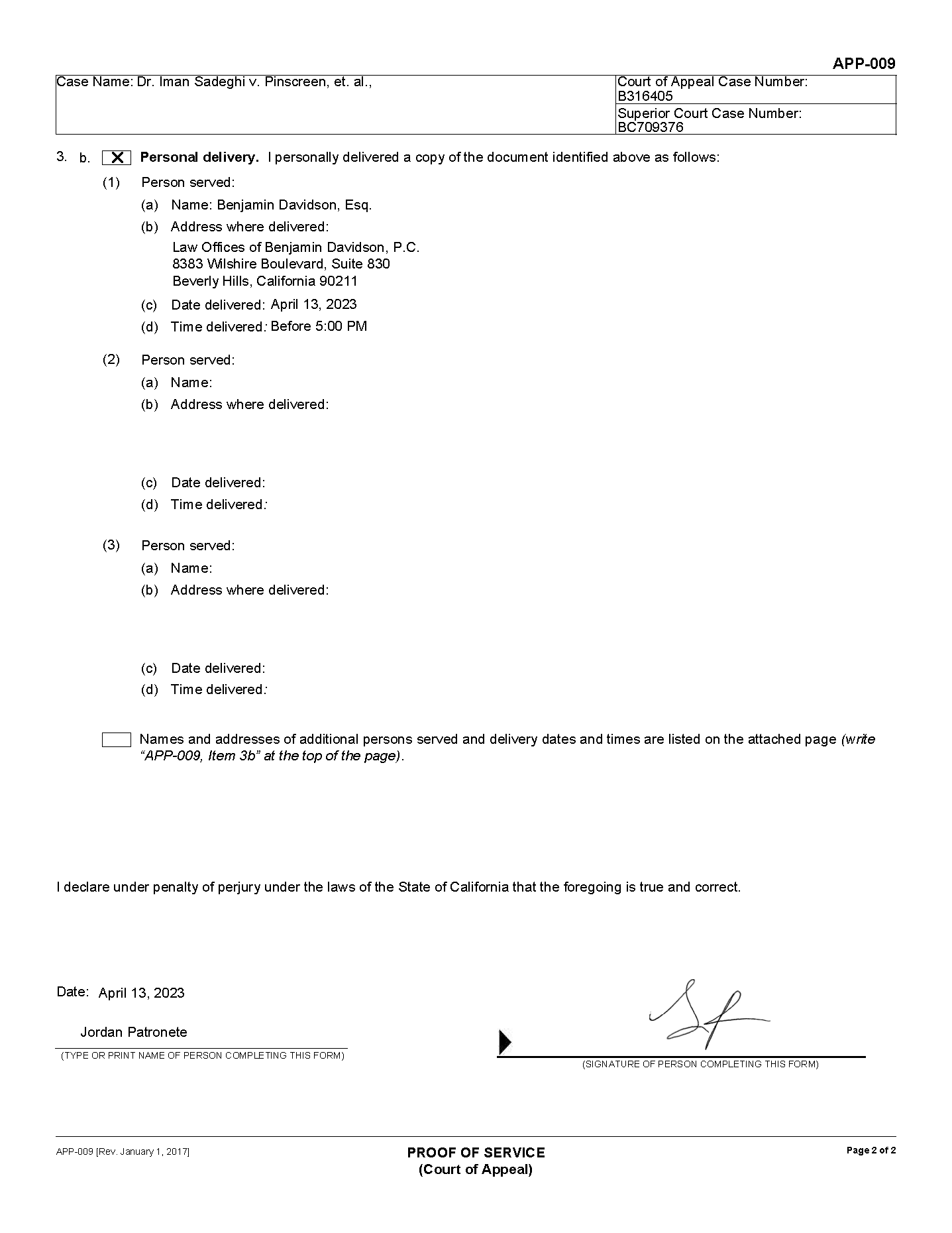 Dr. Iman Sadeghi v. Dr. Hao Li - Petition For Review Page 62